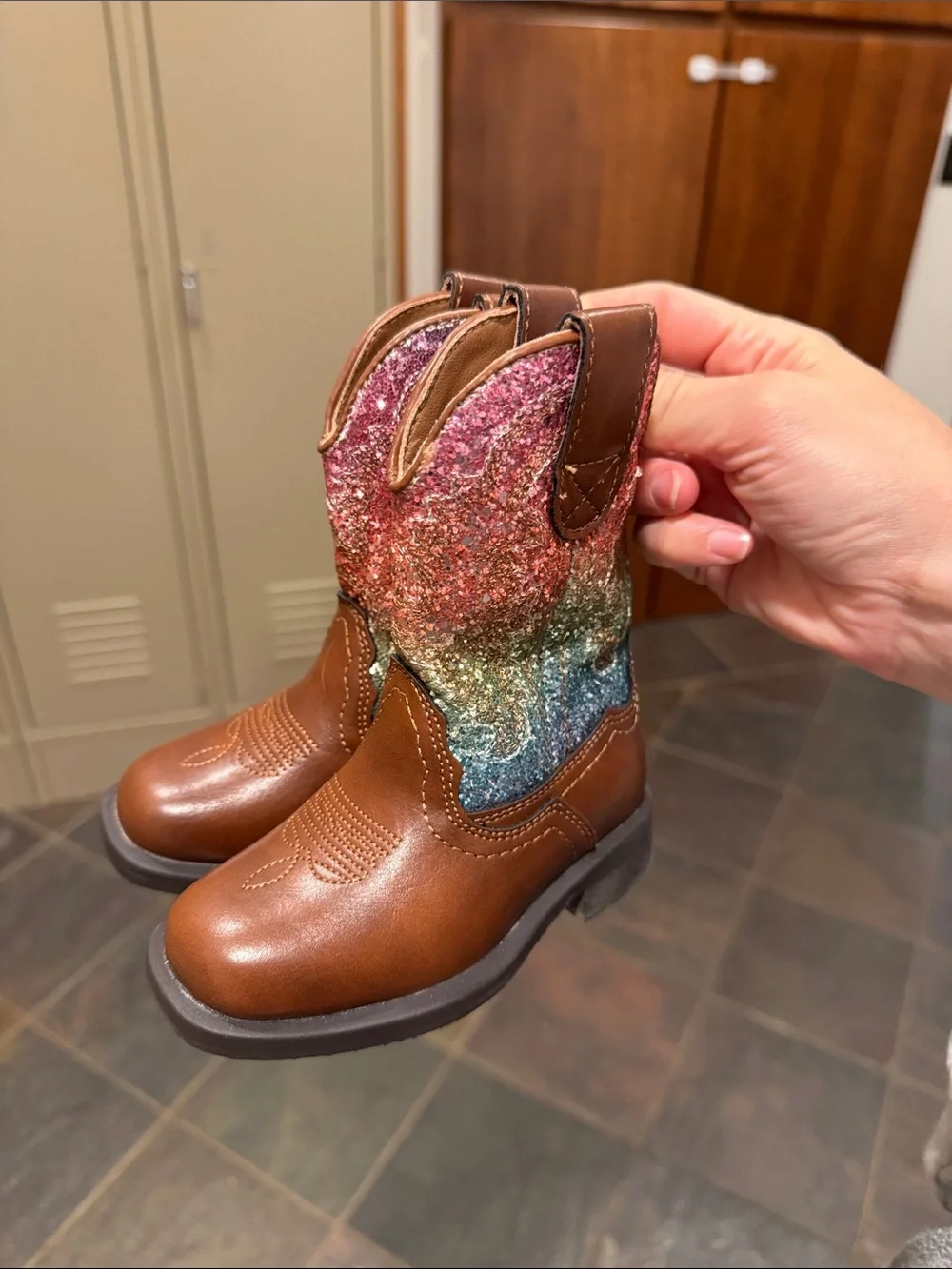toddler sparkle cowboy boots